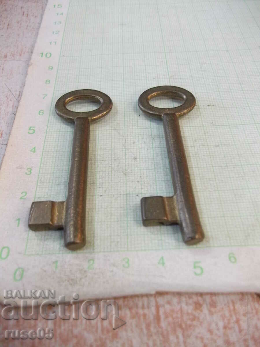 Delivery of Lot of 2 pcs. the lock key
