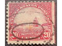 Σφραγίδα ΗΠΑ 1923, 20 σεντς, μεταχειρισμένη