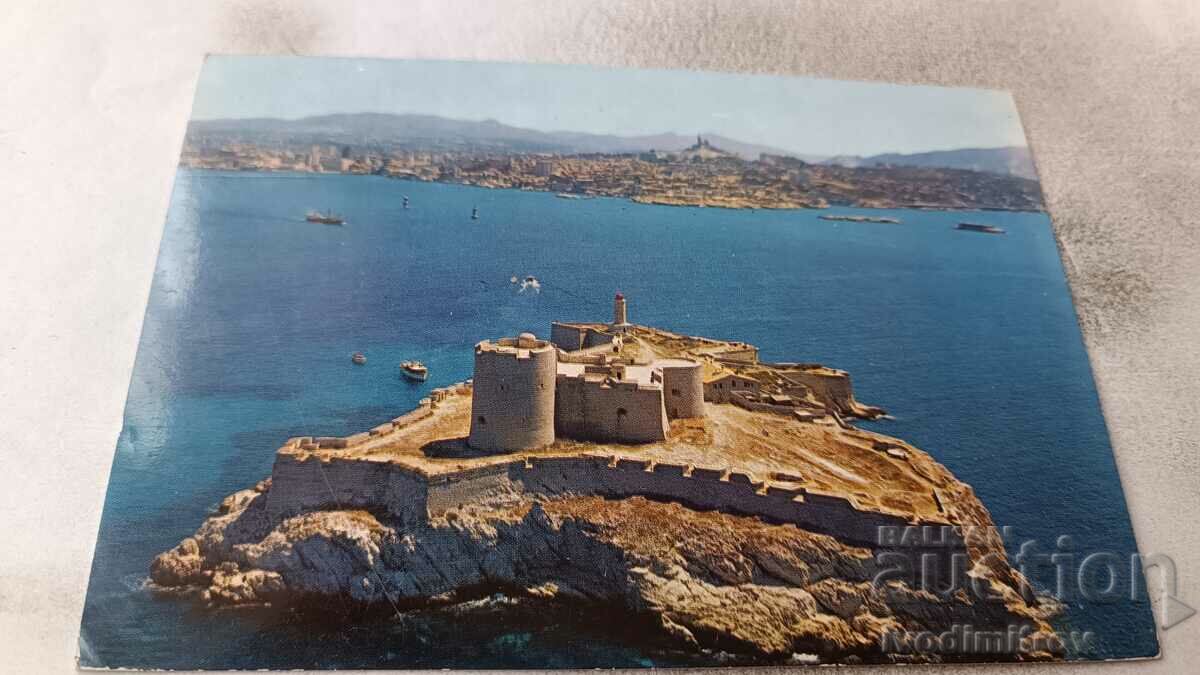 Пощенска картичка Marseille Sur les Routes du Ciel 1972