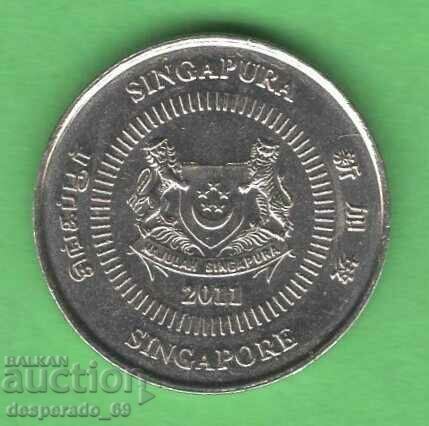 (¯`'•.¸ 10 cents 2011 SINGAPORE aUNC ¸.•'´¯) with price 1.00 BGN | € 0.51 (¯`'•.¸ 10 cents 2011 SINGAPORE aUNC ¸.•'´¯) with price 1.00 BGN | € 0.51