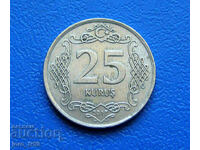 Турция 25 куруш /25 Kuruş/ 2017 г.
