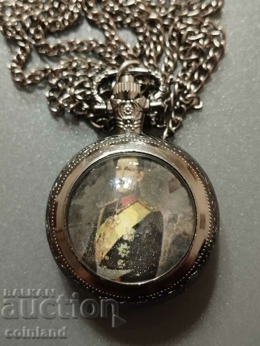 Unique Tsar Boris pocket watch