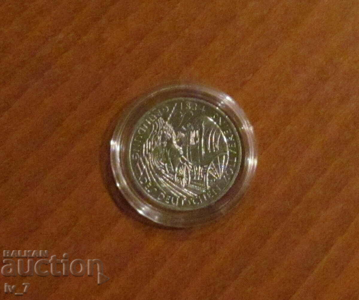 5 timbre 1984 Germania - 150 de ani Uniunea Vamală Germană