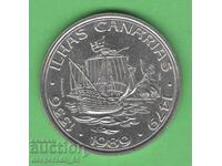 (¯`'•.¸ 100 Escudos 1989 PORTUGALIA UNC- ¸.•'´¯)