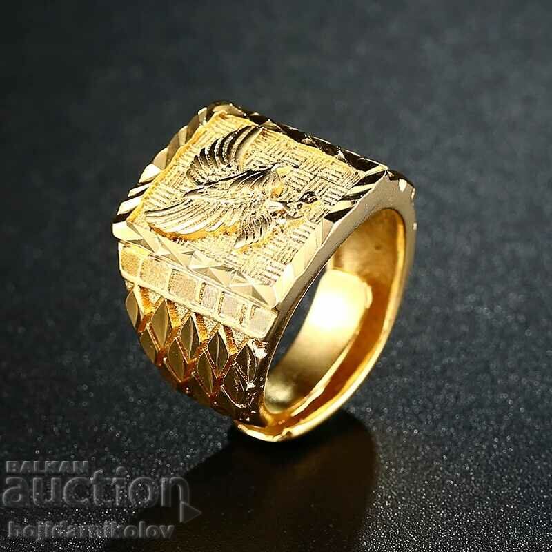 Auction New, massive Eagle men's ring. Stamp 999 Auction New, massive Eagle men's ring. Stamp 999
