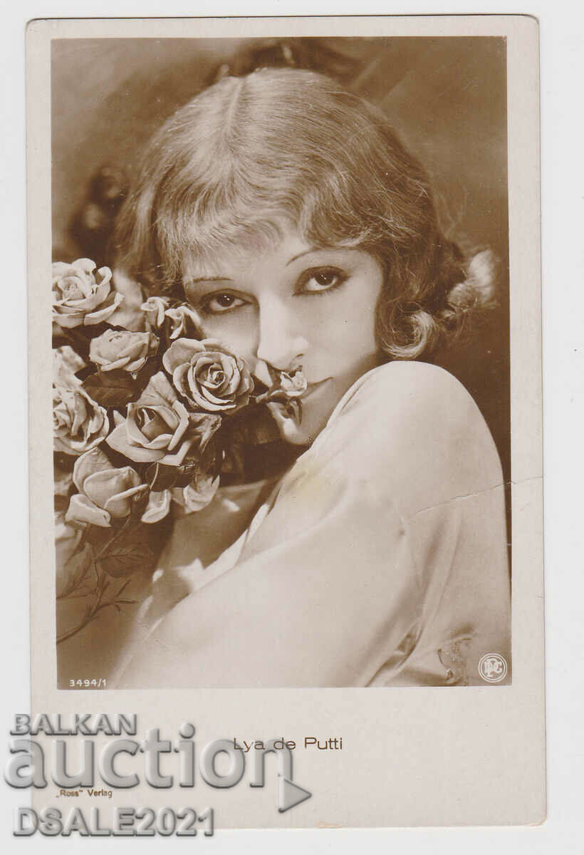 παλιά καρτ ποστάλ ηθοποιός LIA de PUTTI /167