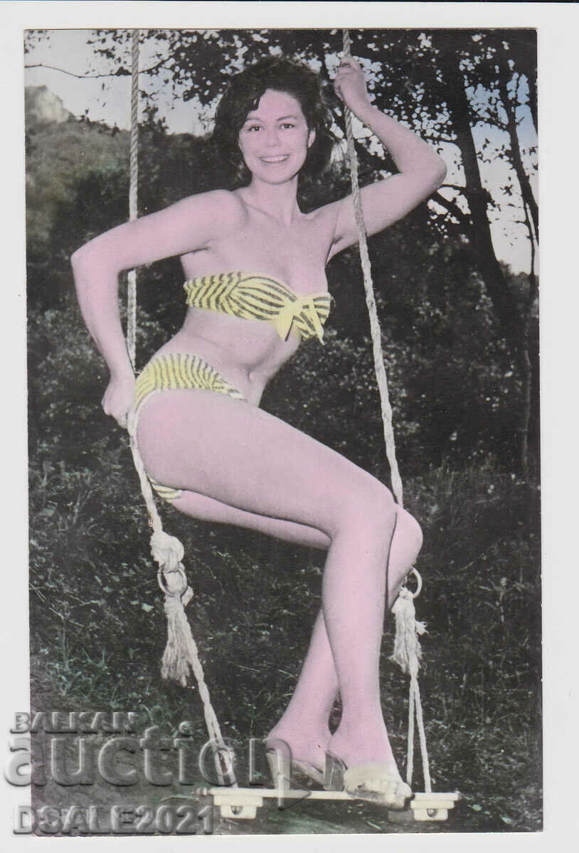 παλιά καρτ ποστάλ ηθοποιός GEORGIA MOLL /160
