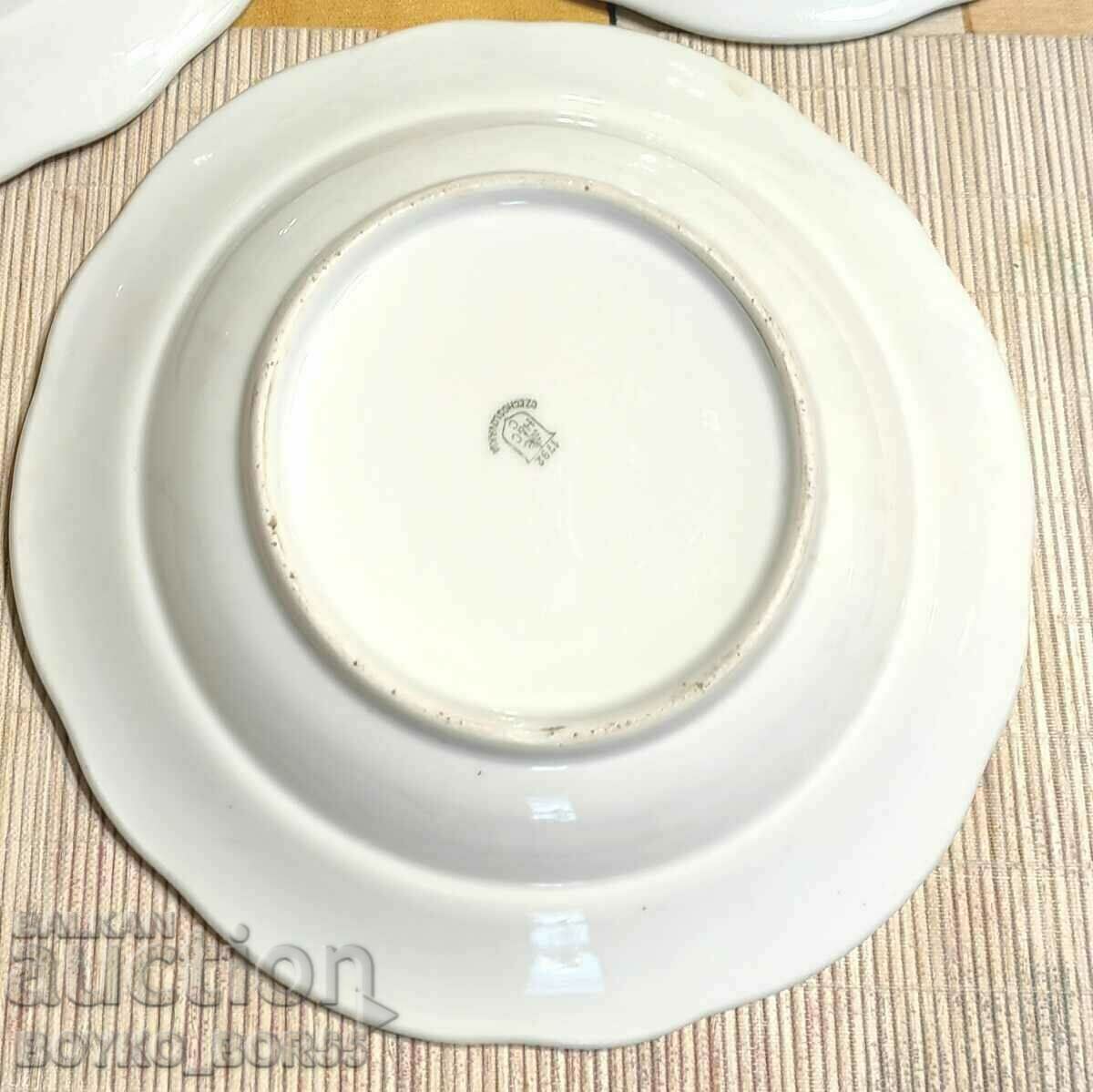 H&C CHODAU Porcelain Czechoslovakia Third Reich Plates - 5 H&C CHODAU Porcelain Czechoslovakia Third Reich Plates - 5
