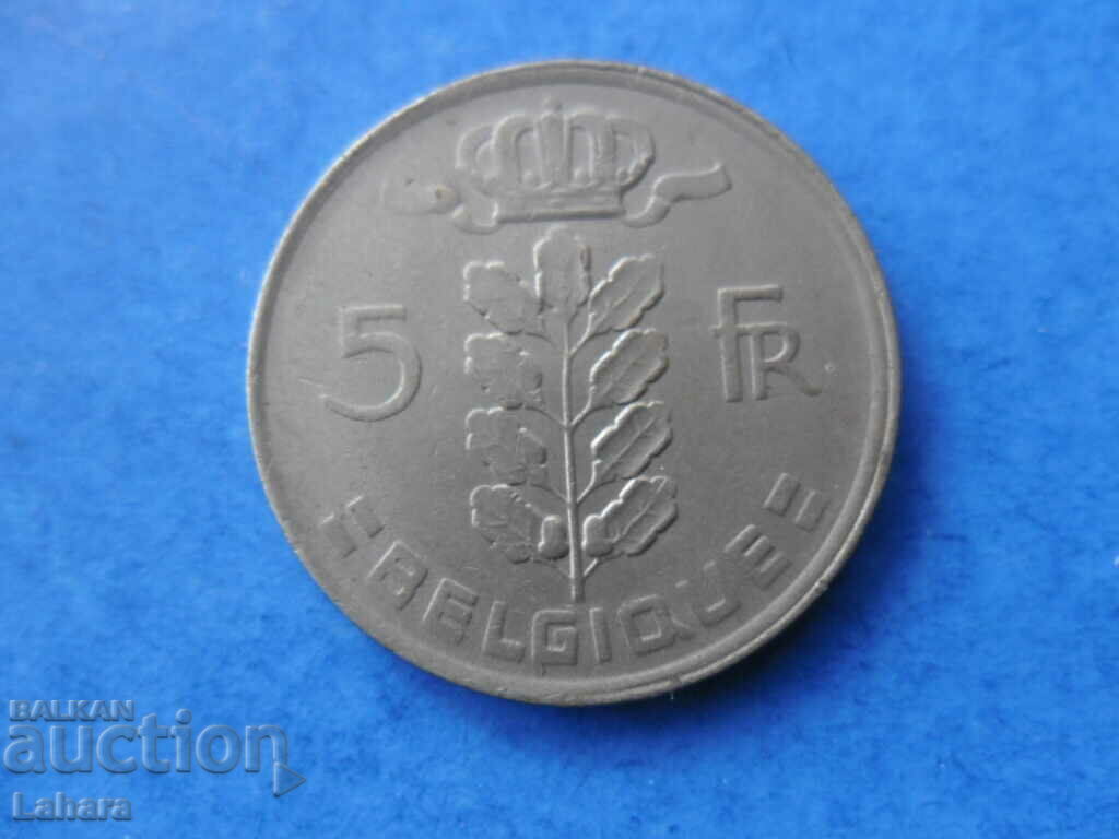 5 Franci 1978 Belgia
