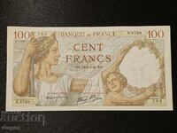 100 франка Франция 1940 година