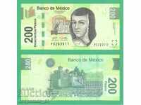 (¯`'•.¸ MEXICO 200 pesos 2016 UNC ¸.•'´¯)