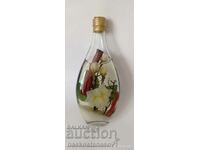 Decoration in a glass bottle