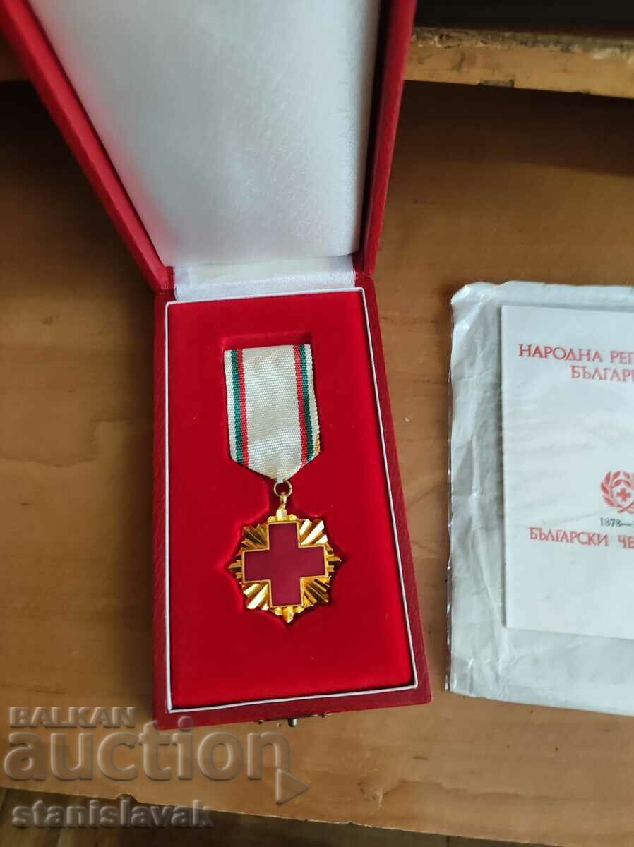 Medalia 100 de ani ai BCH cu document si cutie