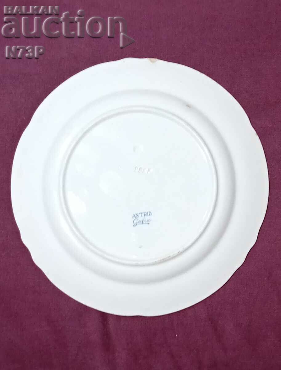 OLD PLATE. ..GEFLE.. ASTRID. - 5 OLD PLATE. ..GEFLE.. ASTRID. - 5