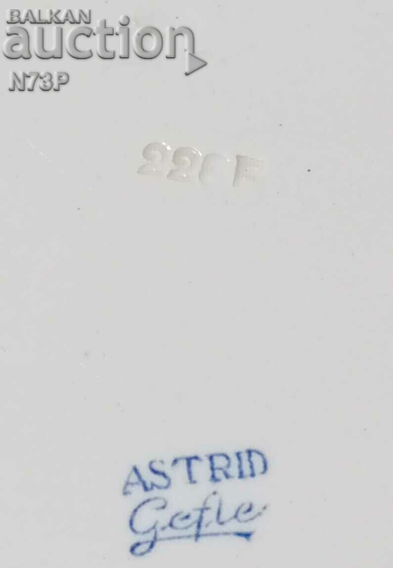 OLD PLATE. ..GEFLE.. ASTRID. - 6 OLD PLATE. ..GEFLE.. ASTRID. - 6