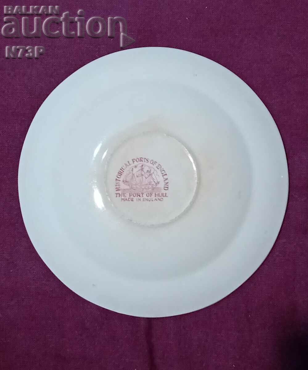 OLD PORCELAIN PLATE. - 5 OLD PORCELAIN PLATE. - 5