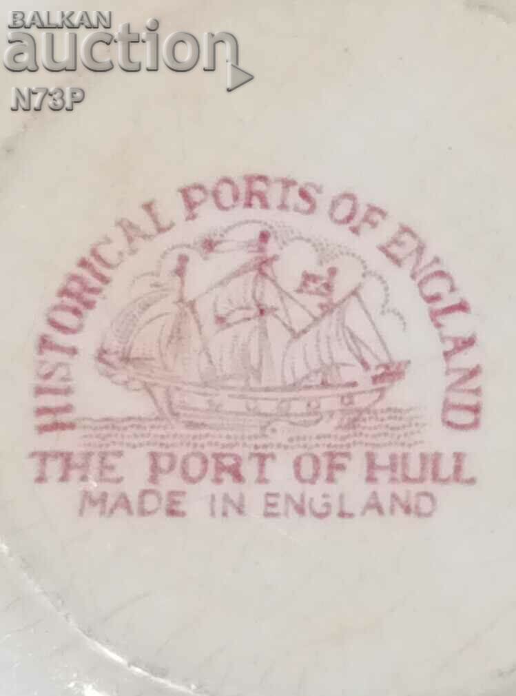 OLD PORCELAIN PLATE. - 6 OLD PORCELAIN PLATE. - 6