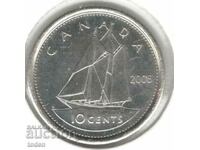 Canada-10 Cents-2006 P-KM# 492-Elizabeth II 4th portrait