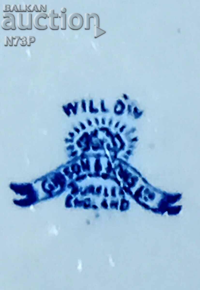 OLD PORCELAIN PLATE. MADE IN ENGLAND. - 6 OLD PORCELAIN PLATE. MADE IN ENGLAND. - 6