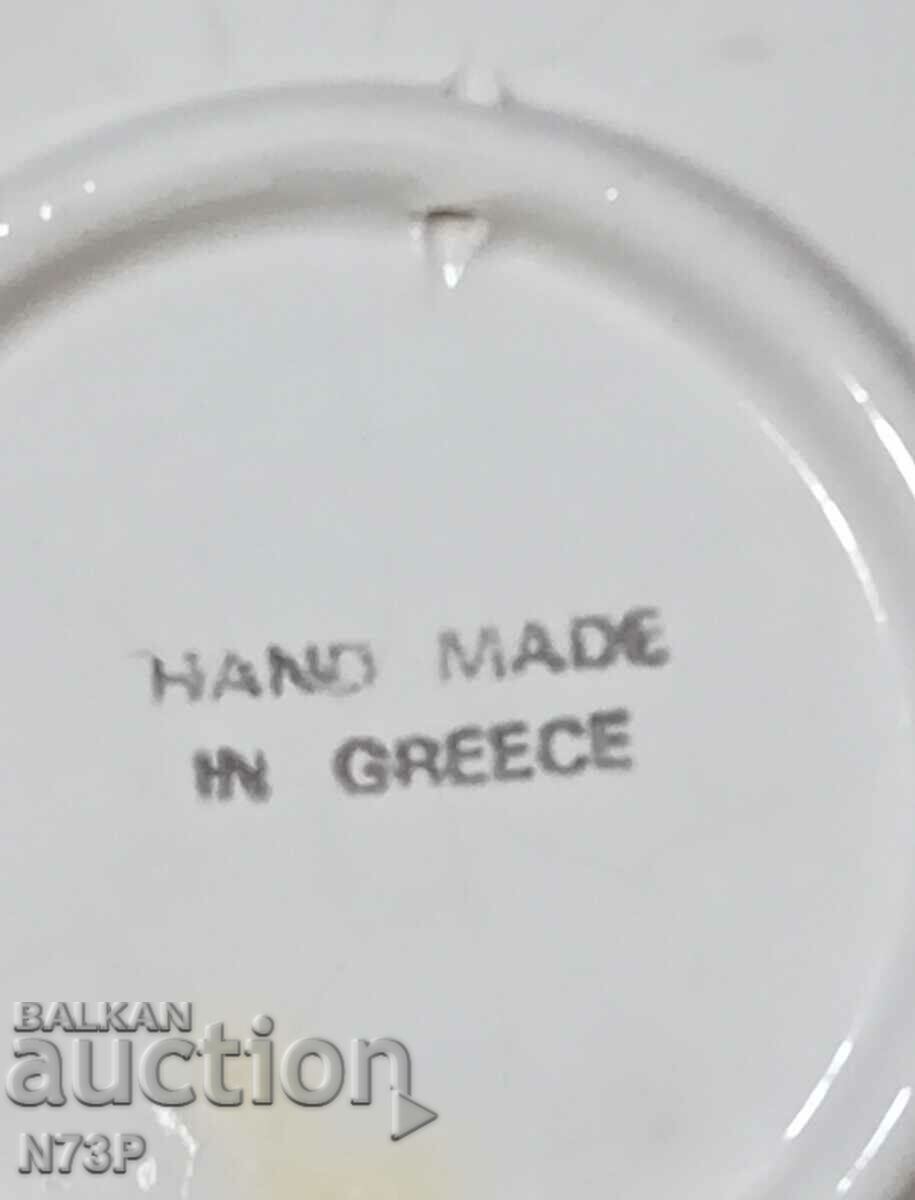 OLD PLATE. MADE IN GREECE. - 6 OLD PLATE. MADE IN GREECE. - 6