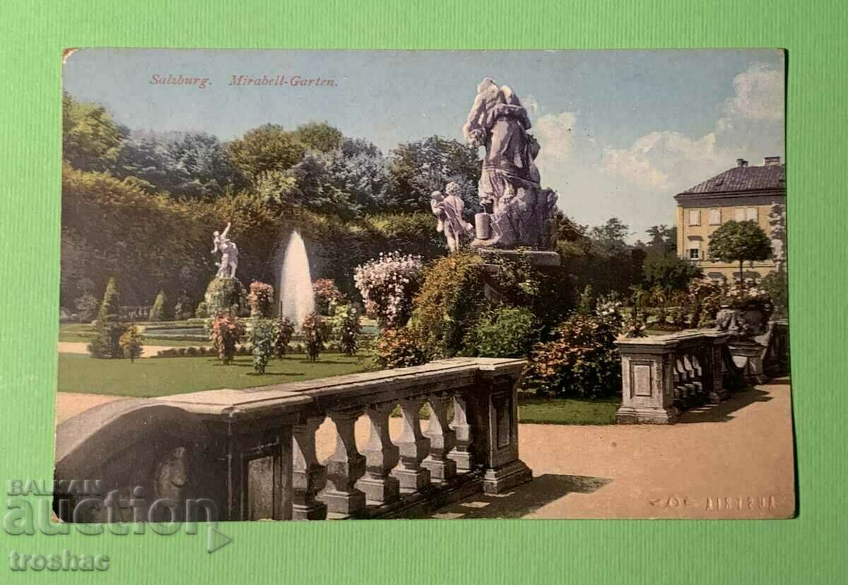 Много стара Картичка Залцбург 1914 г.