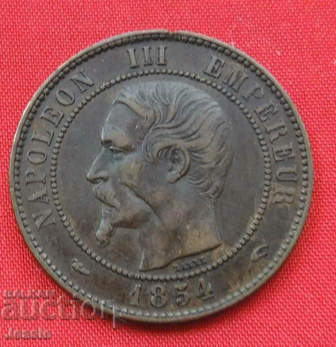 10 centimes 1854 Franta COMPARA SI EVALUAZA ! cu preț € 11.20 | 21.91 BGN 10 centimes 1854 Franta COMPARA SI EVALUAZA ! cu preț € 11.20 | 21.91 BGN