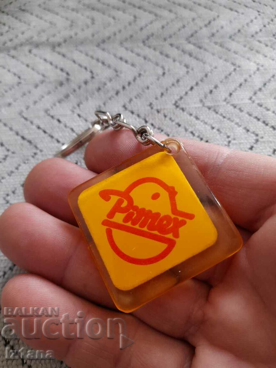 Old Pimex key ring with price 15.00 BGN | € 7.67