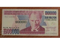 1,000,000 Lira 1970, TURKEY