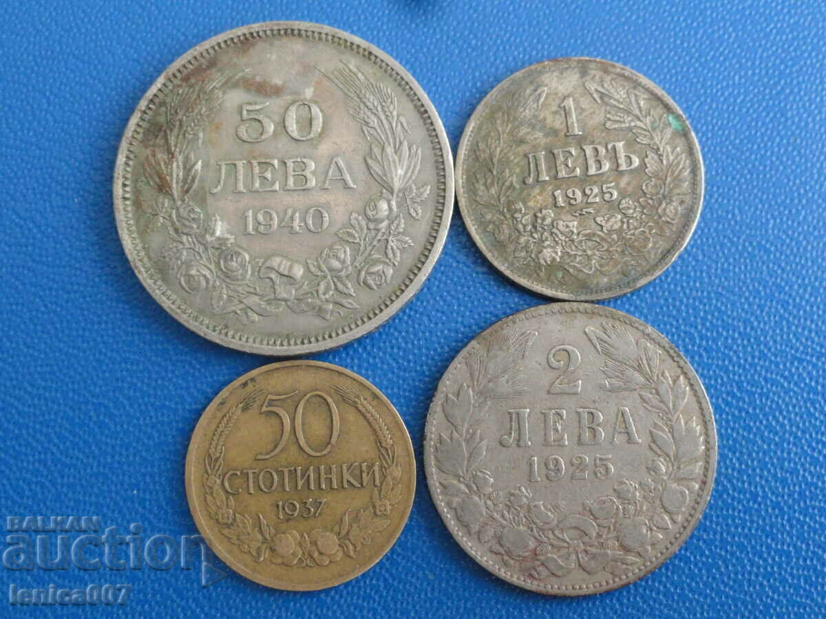 Licitație Bulgaria - Lot de monede regale (4 bucăți)