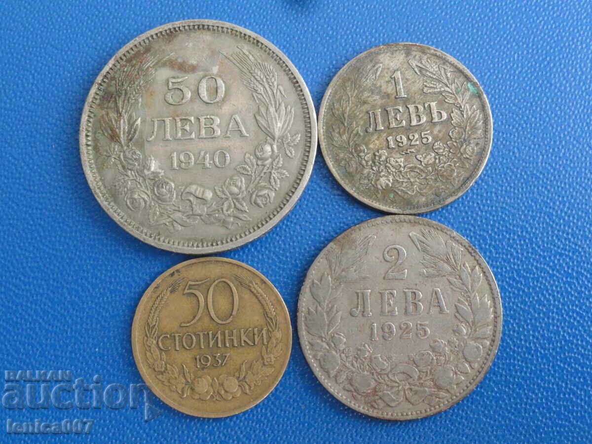Bulgaria - Lot of Royal coins (4 pieces)