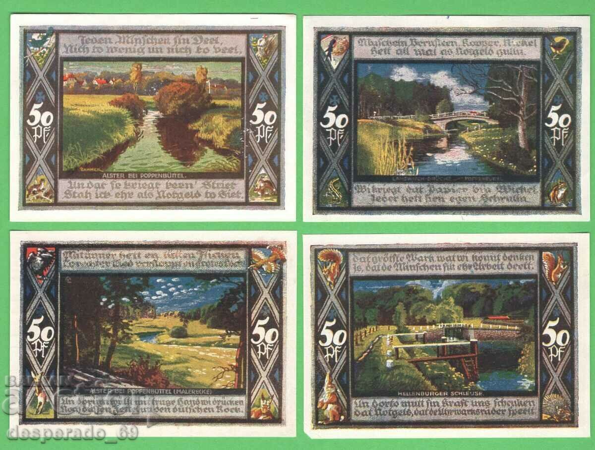 Auction (¯`'•.¸NOTGELD (city Poppenbüttel) 1921 UNC- -9 pcs. banknotes Auction (¯`'•.¸NOTGELD (city Poppenbüttel) 1921 UNC- -9 pcs. banknotes