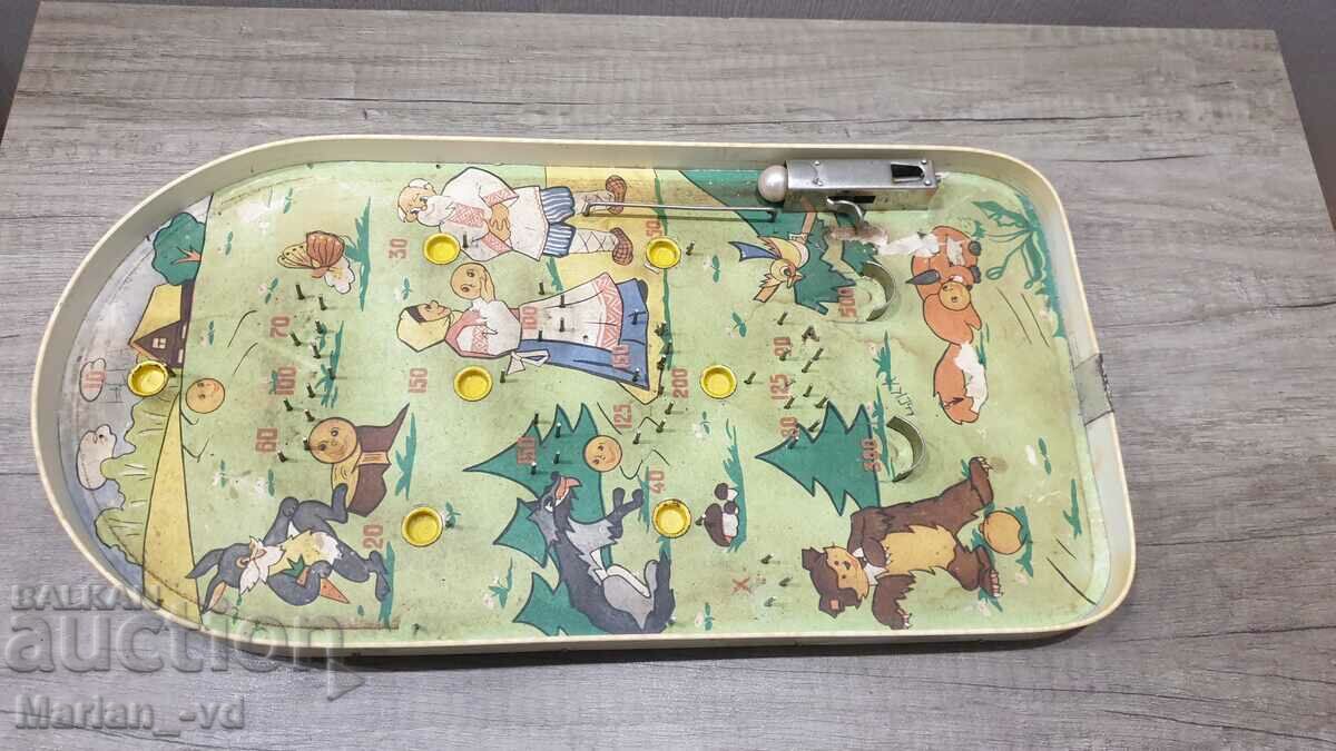 Auction Russian Social USSR Board Children's Game Pinball Auction Russian Social USSR Board Children's Game Pinball