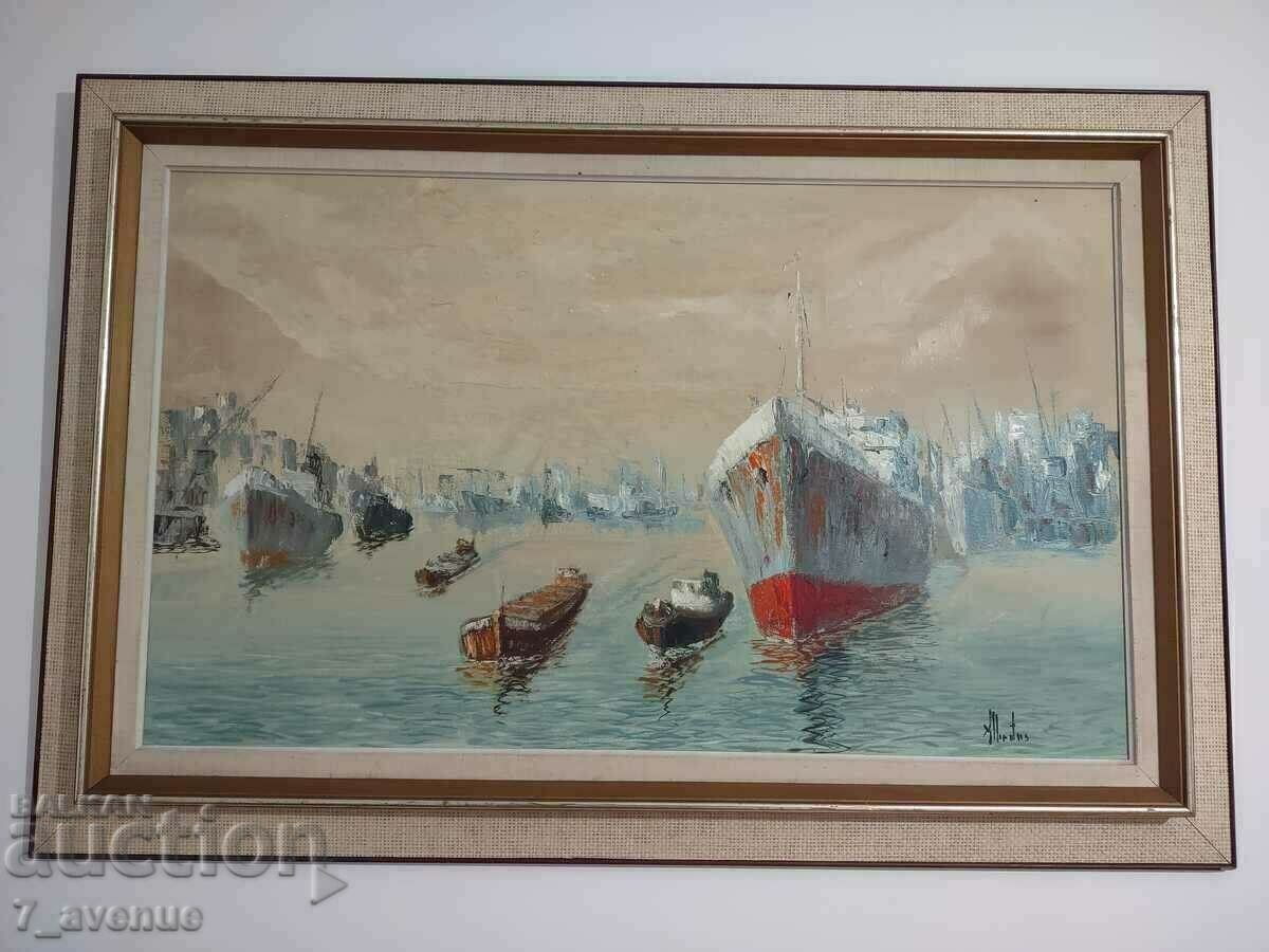 Painting: oil/canvas, large, author's, signed, 13.06.24 Painting: oil/canvas, large, author's, signed, 13.06.24