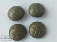 Kingdom of Bulgaria - military uniform buttons