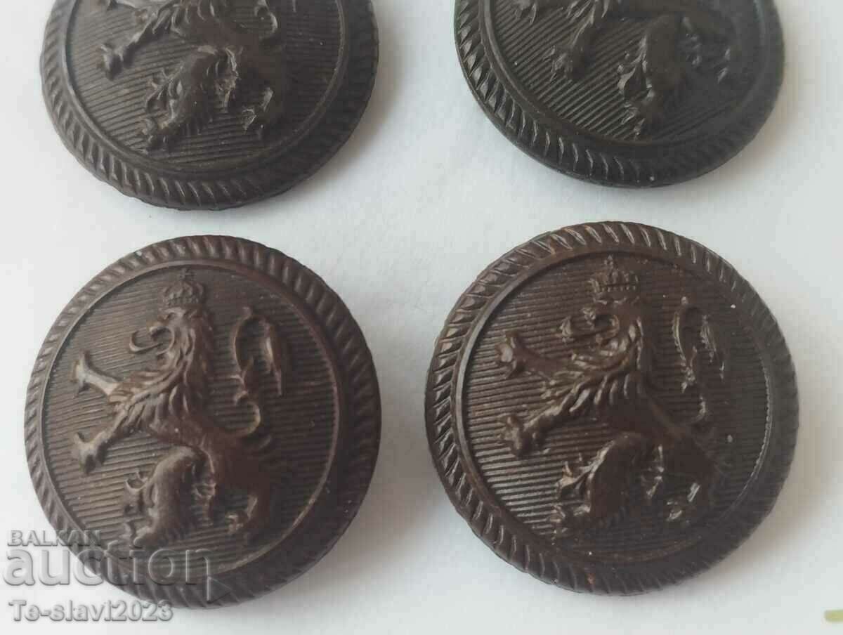 Kingdom of Bulgaria - military uniform buttons