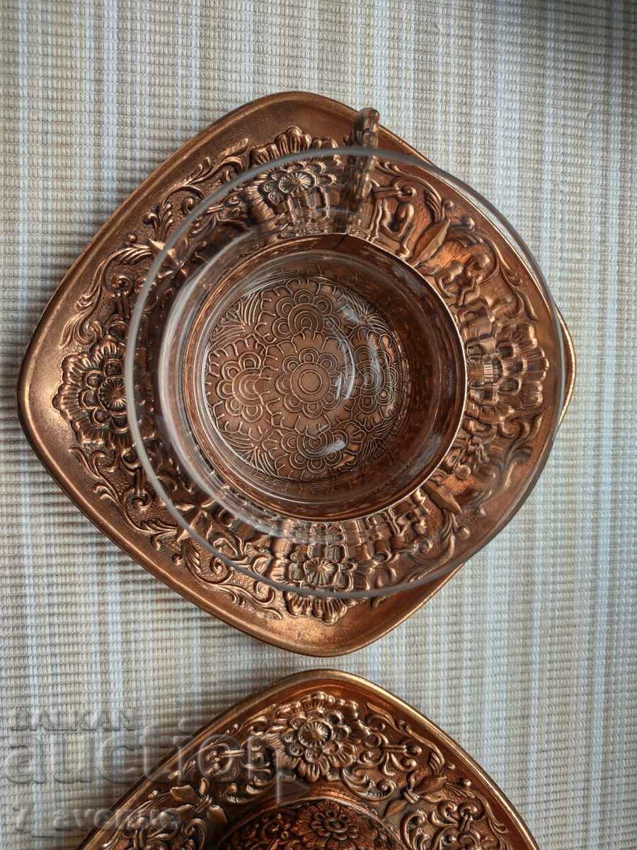 Very nice coffee/tea cups, ornaments 01/14/24 with price 155.00 BGN | € 79.25