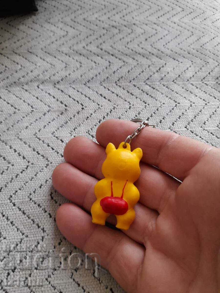 Auction  Old key chain Pig