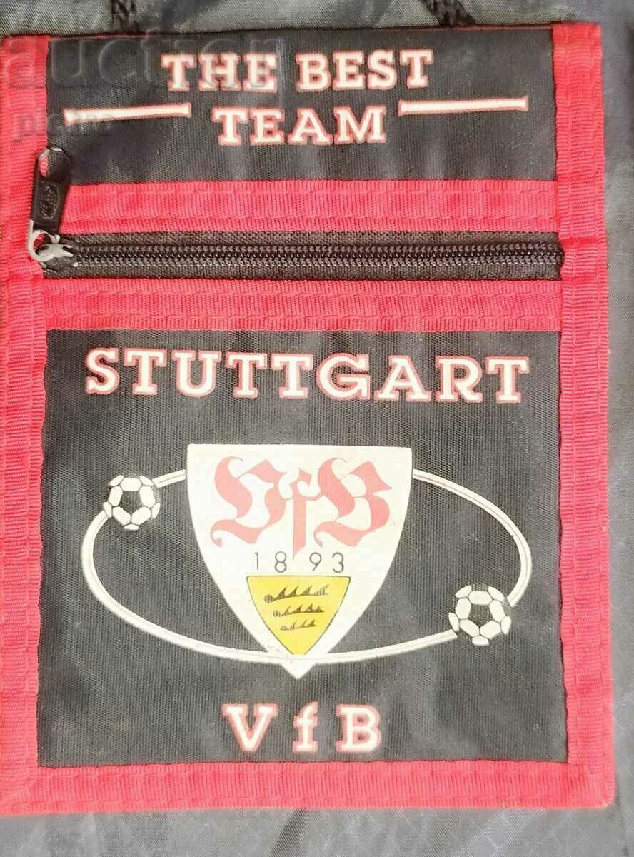 Germany. Stylish branded retro vintage football bag...