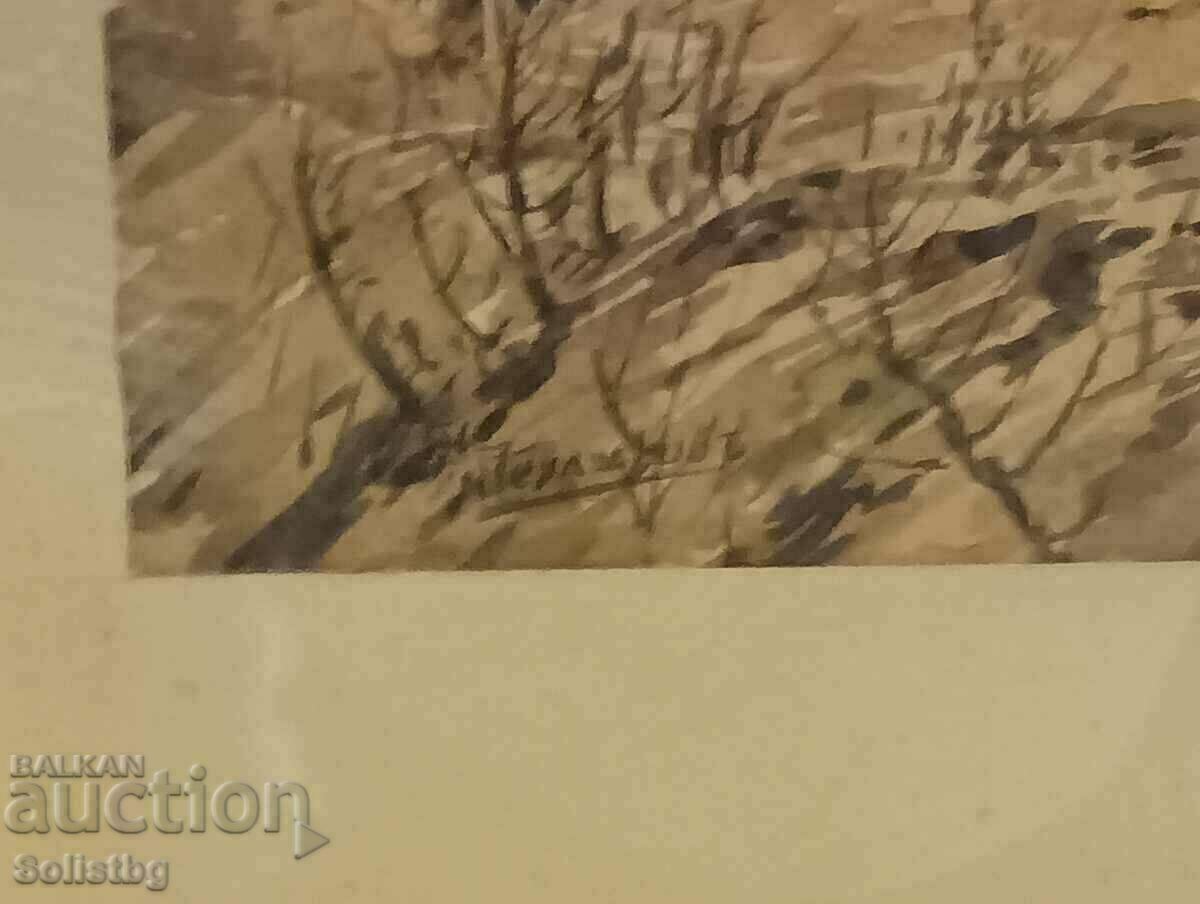 Ζωγραφική Veliko Tarnovo, Nikola Chehlarov, ακουαρέλα. - 6 Ζωγραφική Veliko Tarnovo, Nikola Chehlarov, ακουαρέλα. - 6