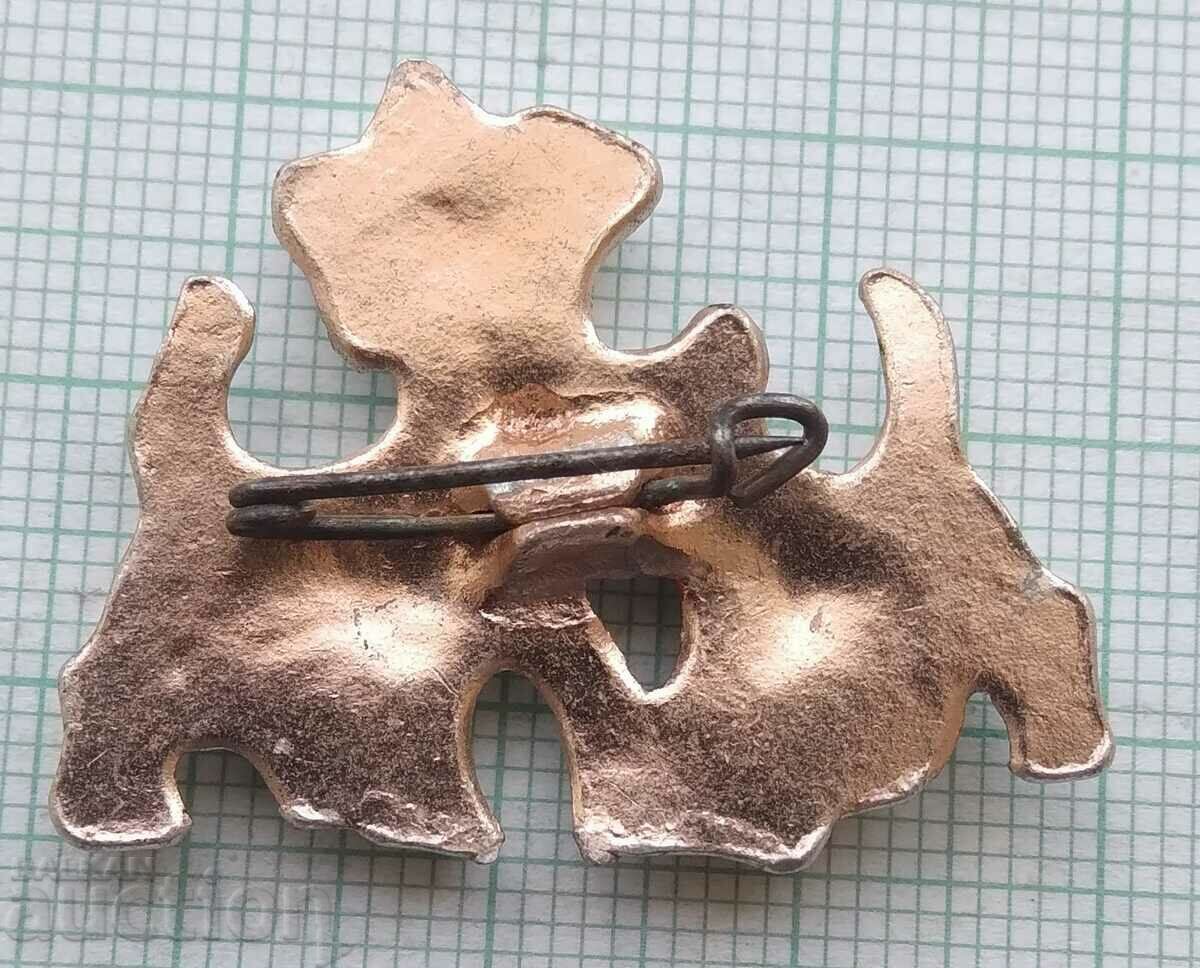 Auction  14611 Badge - Dogs - metal