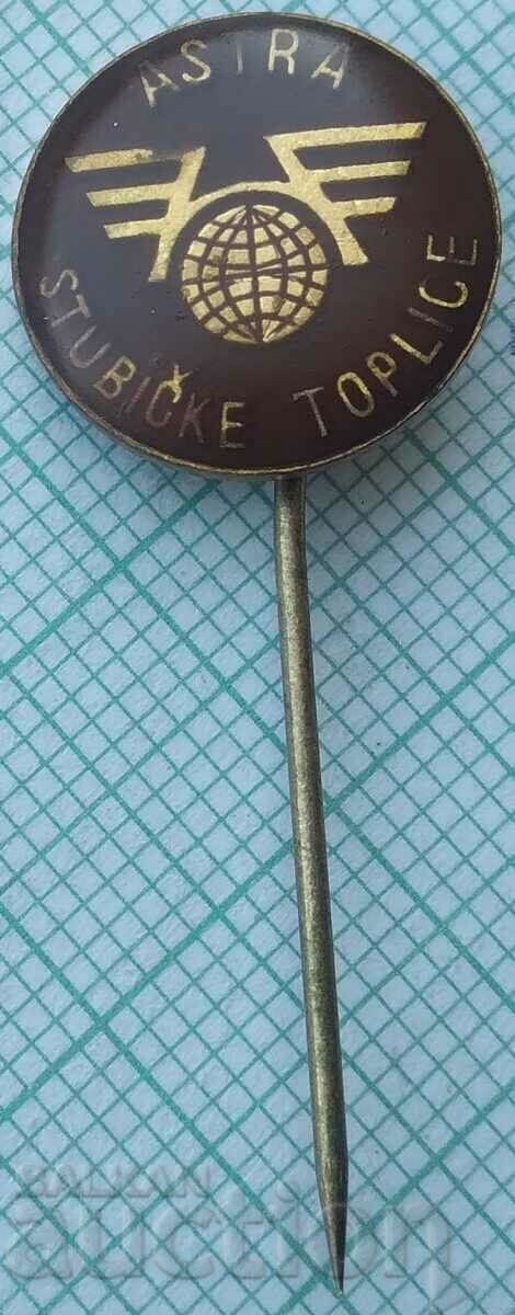 14617 Badge - Astra Stubicke Toplice - Yugoslavia with price 1.00 BGN | € 0.51 14617 Badge - Astra Stubicke Toplice - Yugoslavia with price 1.00 BGN | € 0.51