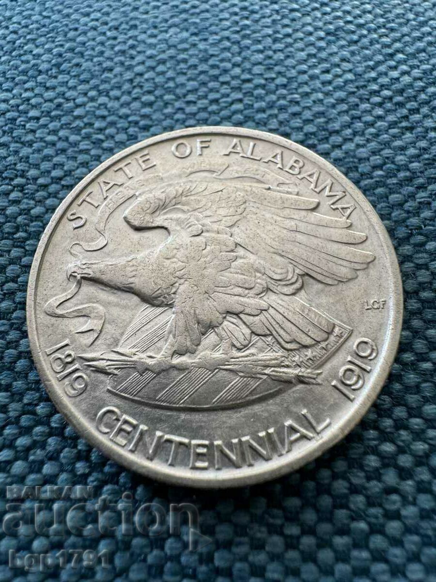 1/2 долар 1921 Alabama САЩ сребро