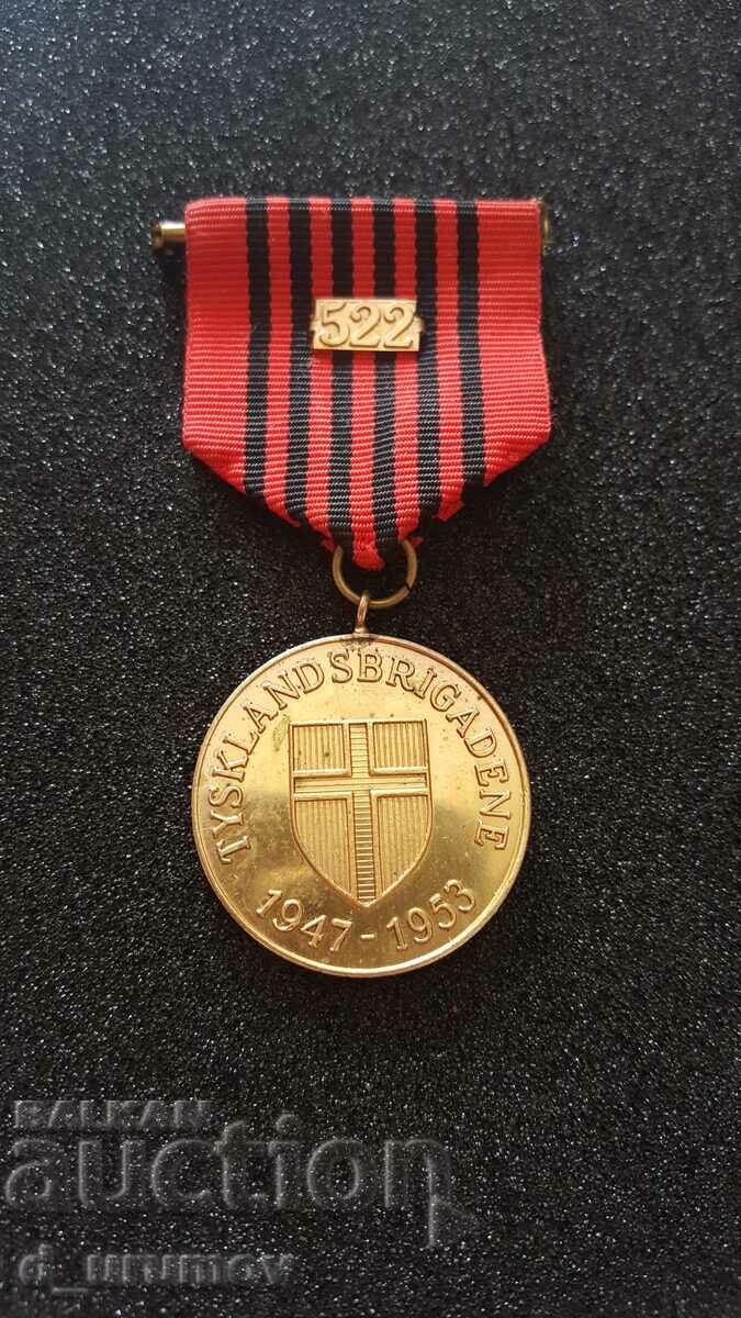 Medalia Norvegiană - Tysklandsbrigaden 1947-1953