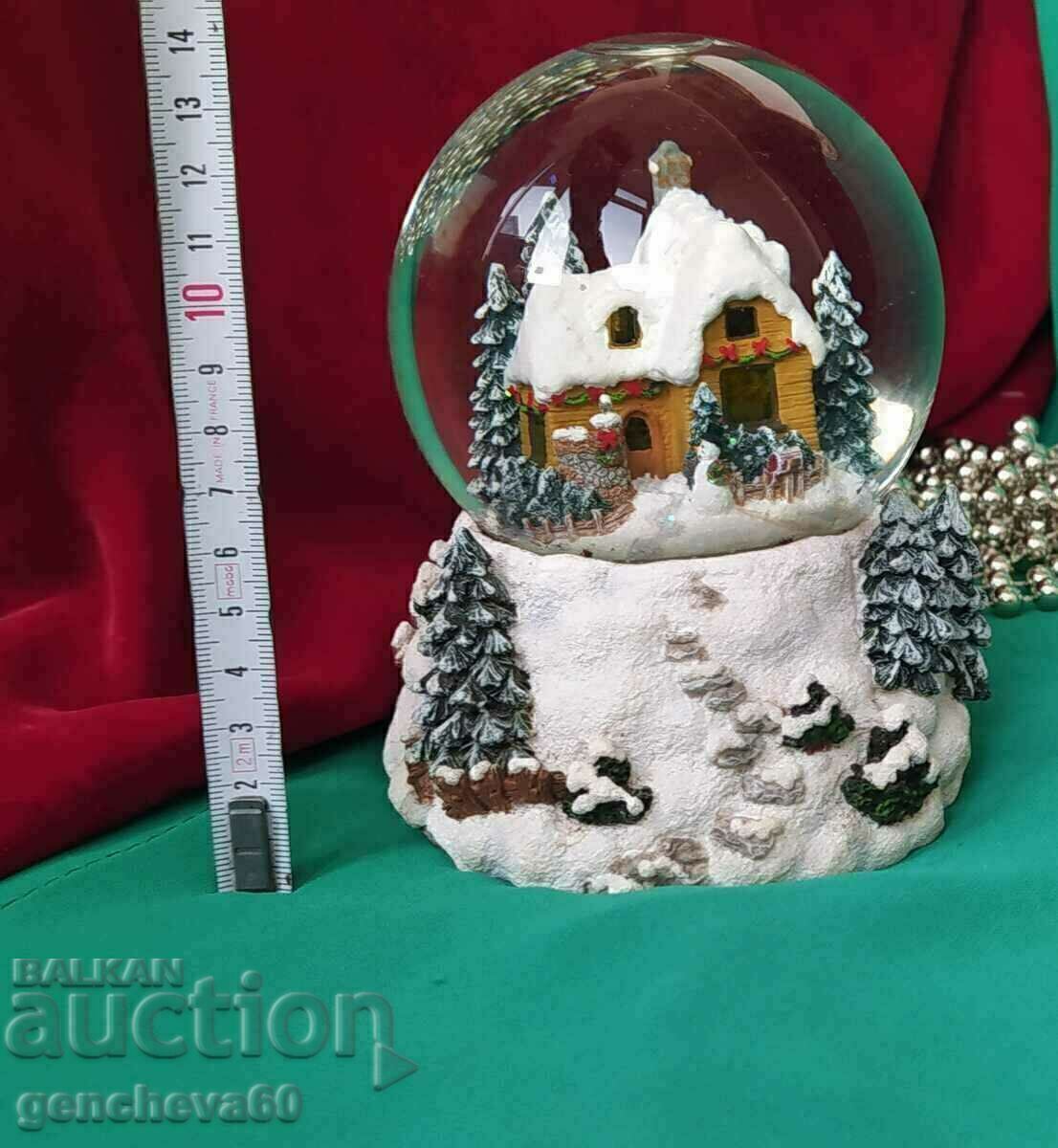 Large Paperweight Christmas House Large Paperweight Christmas House