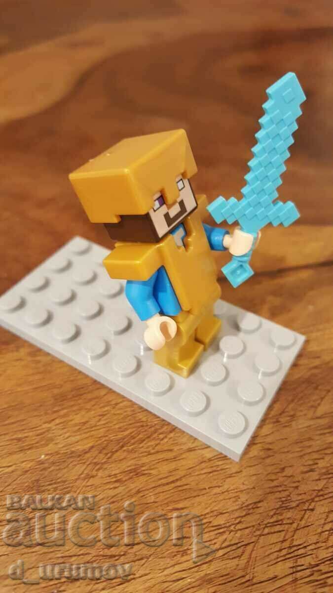 LEGO Minecraft - Steve - Pearl Gold Legs minifigure with price 35.00 BGN | € 17.90 LEGO Minecraft - Steve - Pearl Gold Legs minifigure with price 35.00 BGN | € 17.90