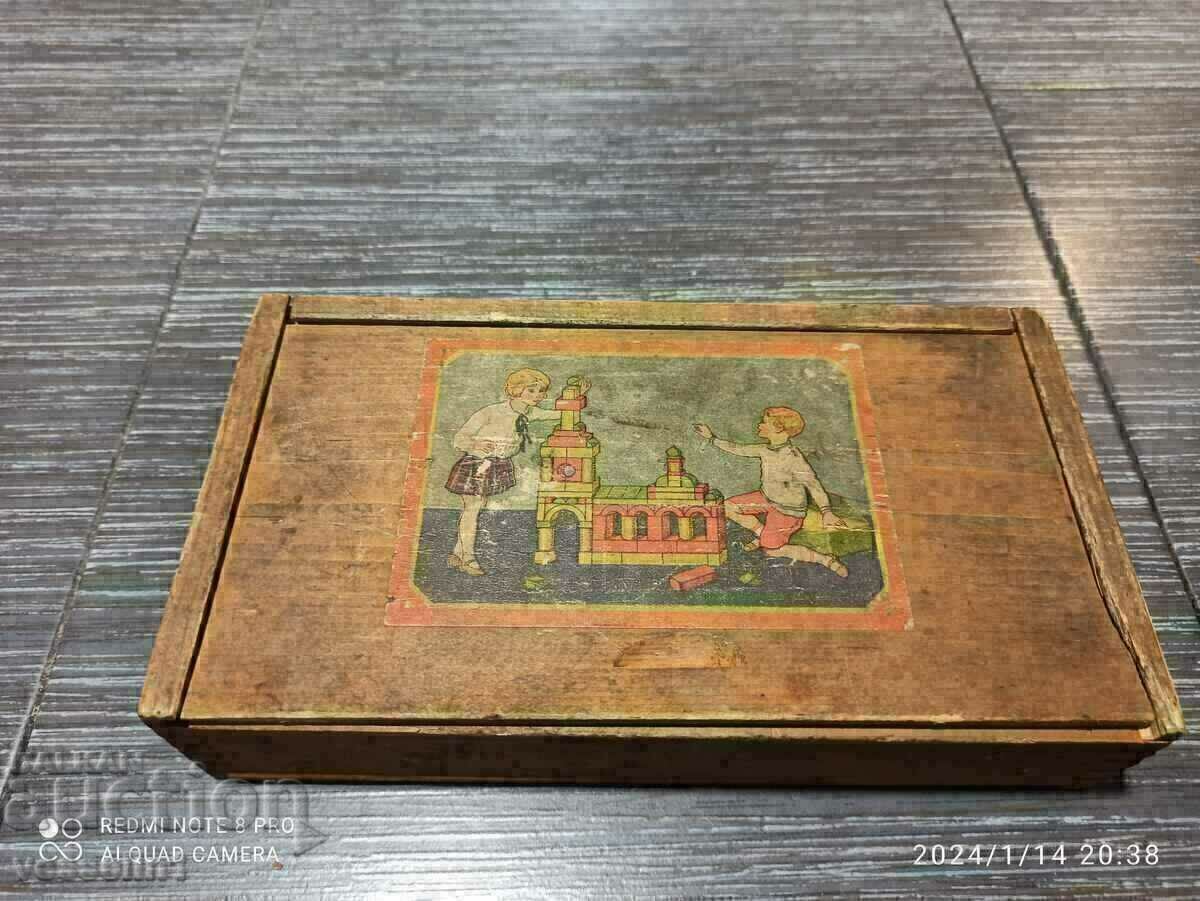 Стара детска игра дървен конструктор Германия с цена 36.00 лв. | € 18.41 Стара детска игра дървен конструктор Германия с цена 36.00 лв. | € 18.41