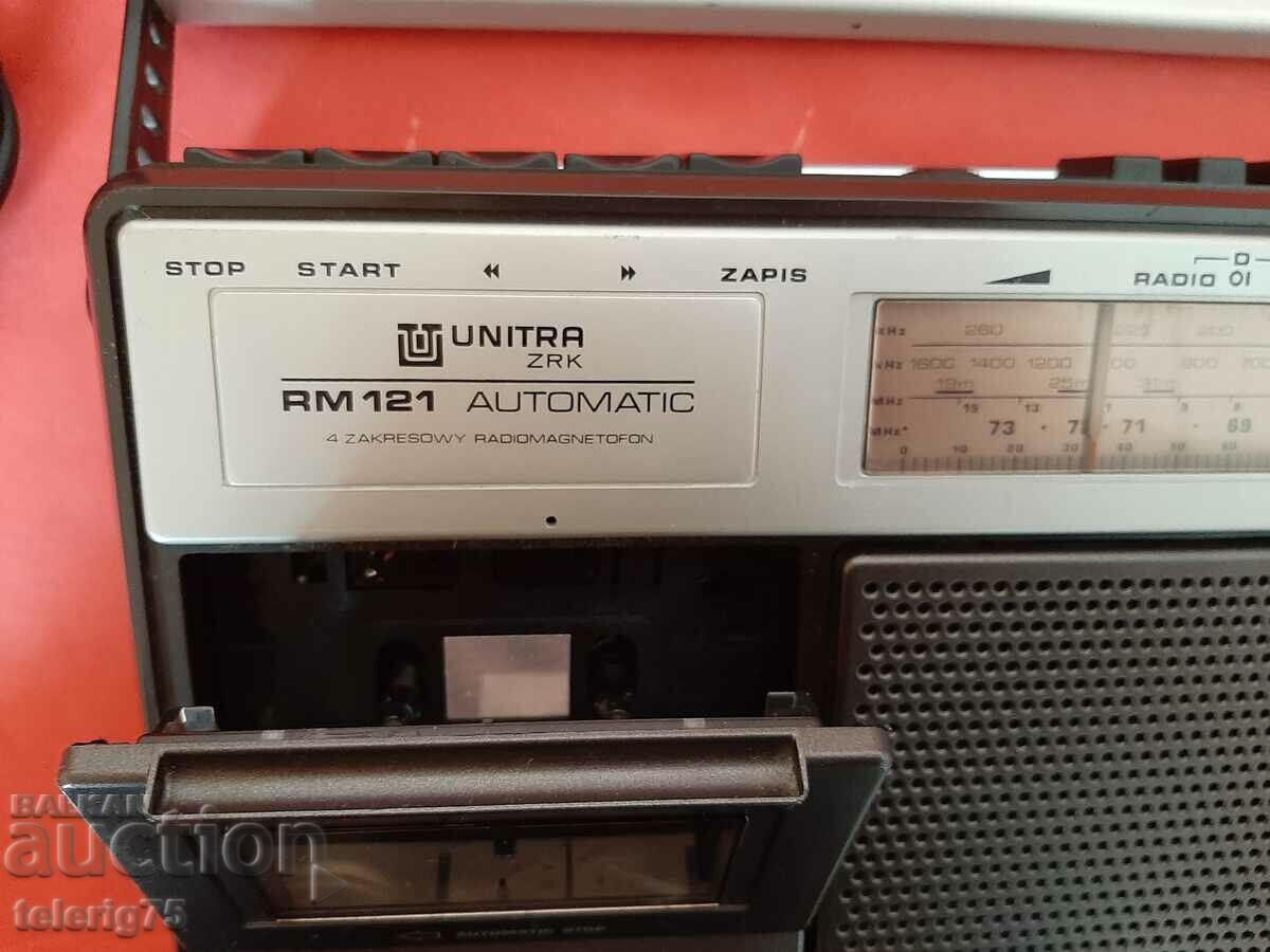 Mini Radio Cassette Player UNITRA ZRK RM121 Automatic - 7 Mini Radio Cassette Player UNITRA ZRK RM121 Automatic - 7
