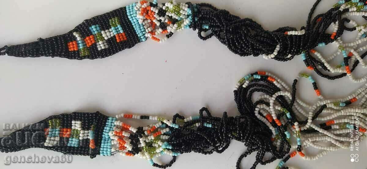 Old beaded necklace for Folk Costume