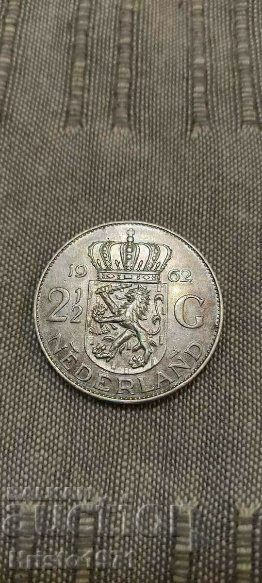 2 1/2 gulden 1962 2 1/2 gulden 1962