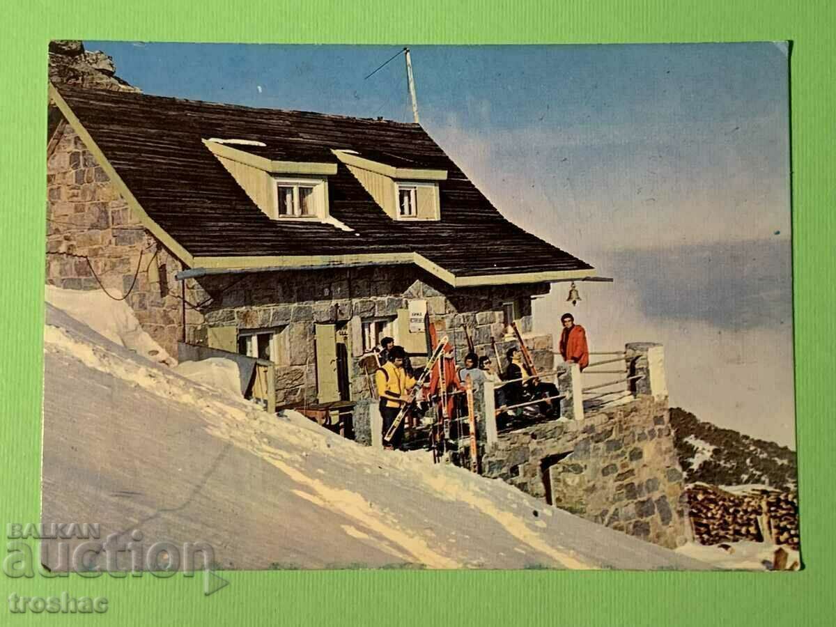 Παλιά κάρτα Ρίλα καλύβα Yastrebets Παλιά κάρτα Ρίλα καλύβα Yastrebets